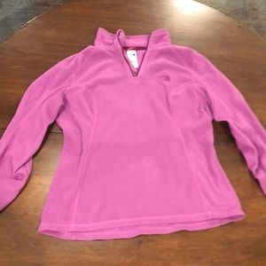 North Face quarter zip fleece